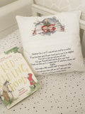 mr and mrs claus book cushion