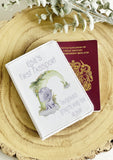 Travelasaurus baby’s first passport cover