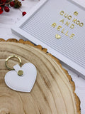 Heart key rings ( for personalised please leave a note at the checkout)