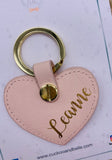 Heart key rings ( for personalised please leave a note at the checkout)