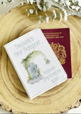 Travelasaurus baby’s first passport cover