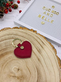 Heart key rings ( for personalised please leave a note at the checkout)